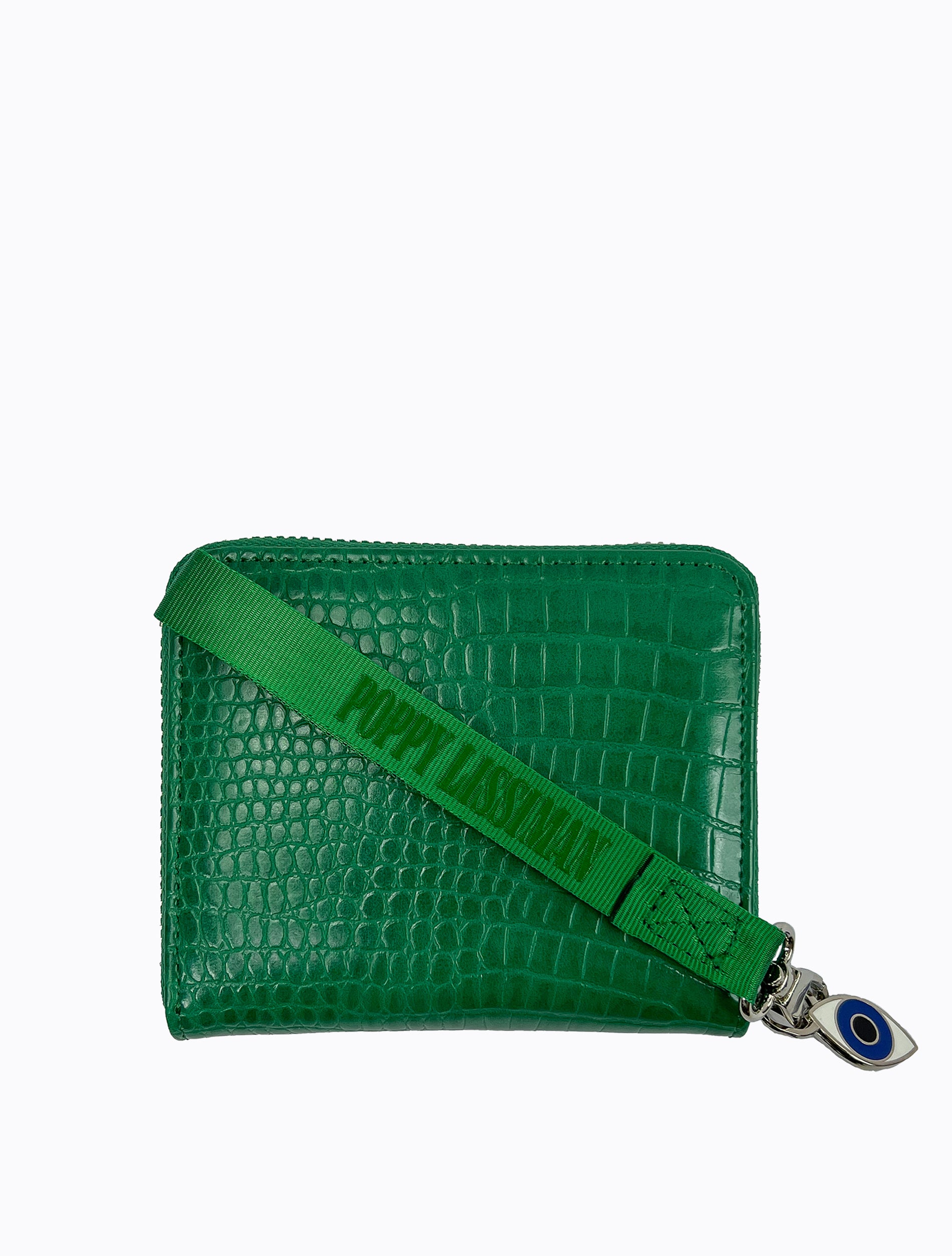 Croc Wallet - Grass Green