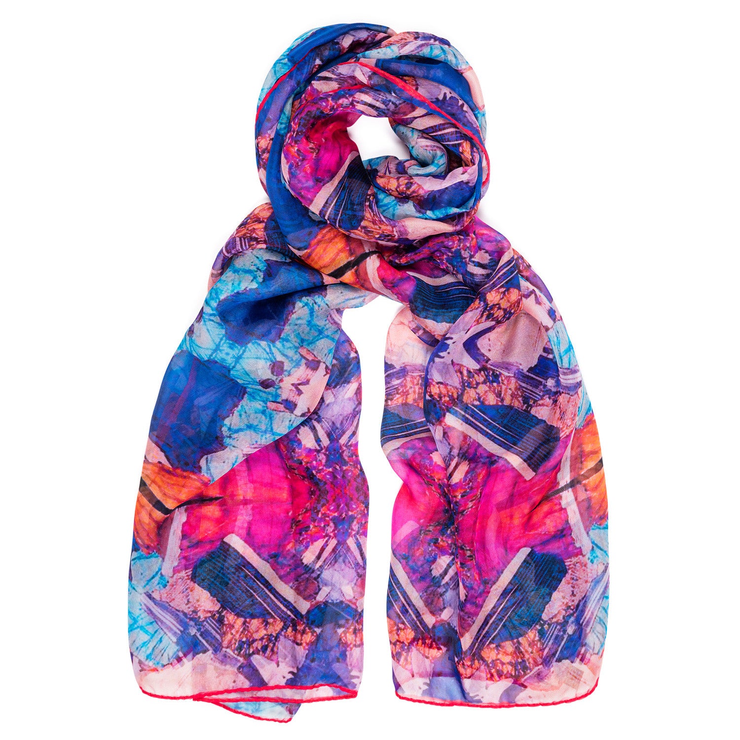 Silk Scarves - Beatrice Jenkins | Luxury Italian Printed Silk Scarves