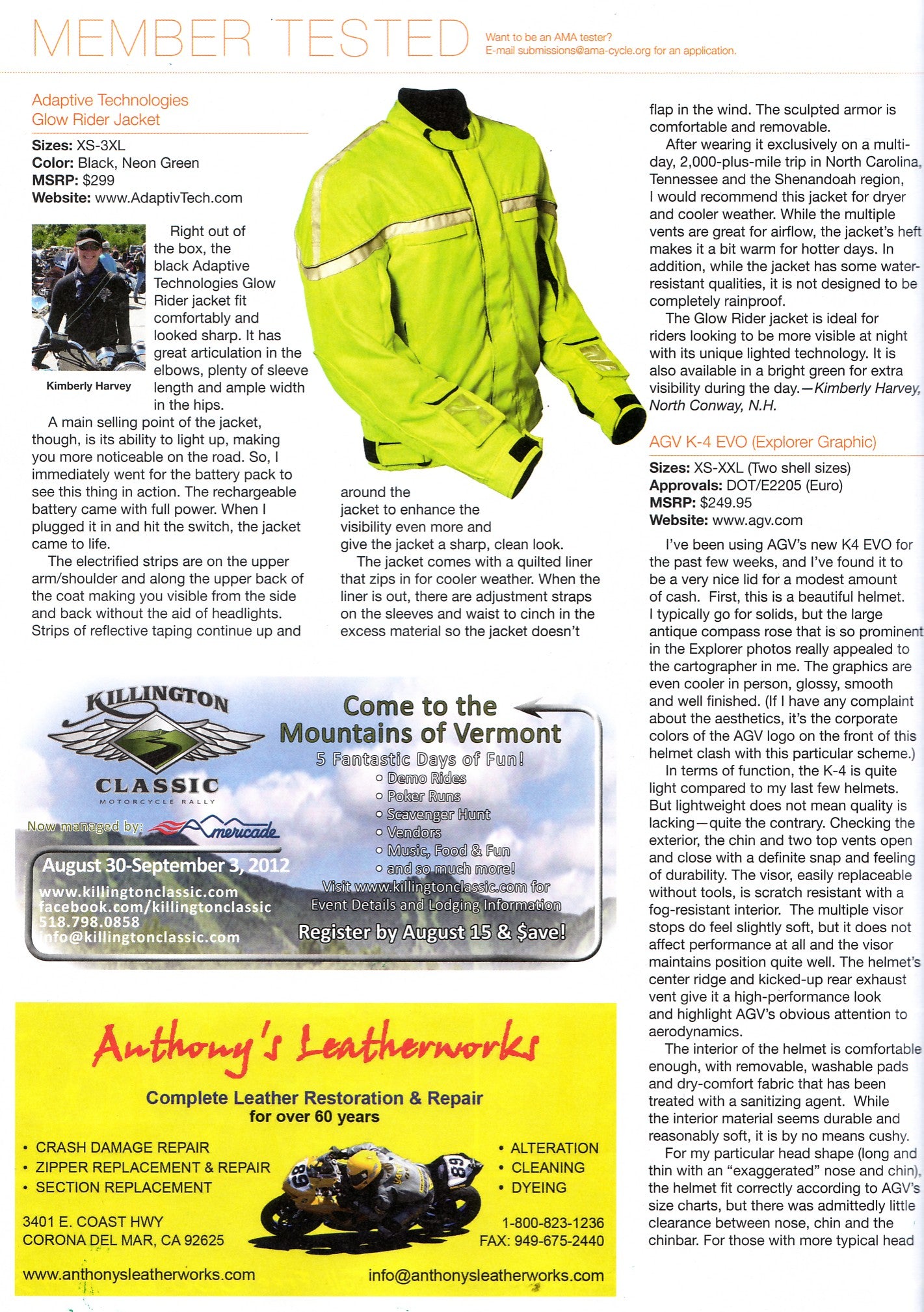 American Motorcyclist Magazine September 2012