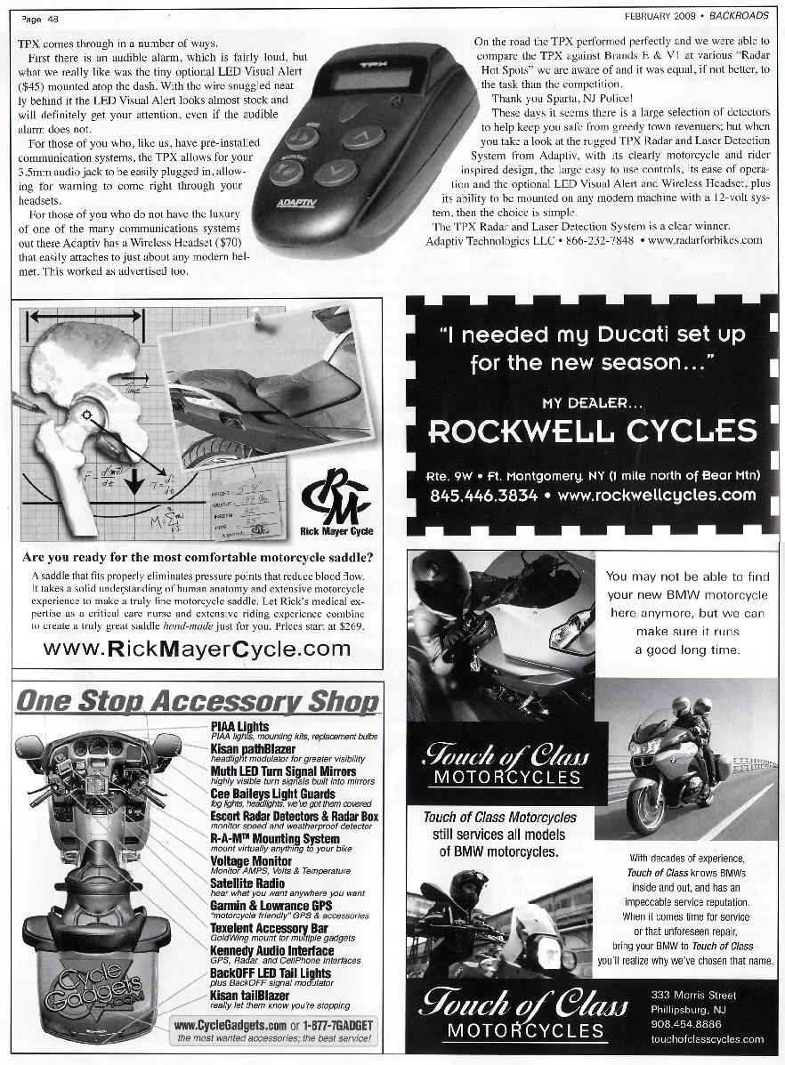 Backroads Magazine February 2009 - page 2