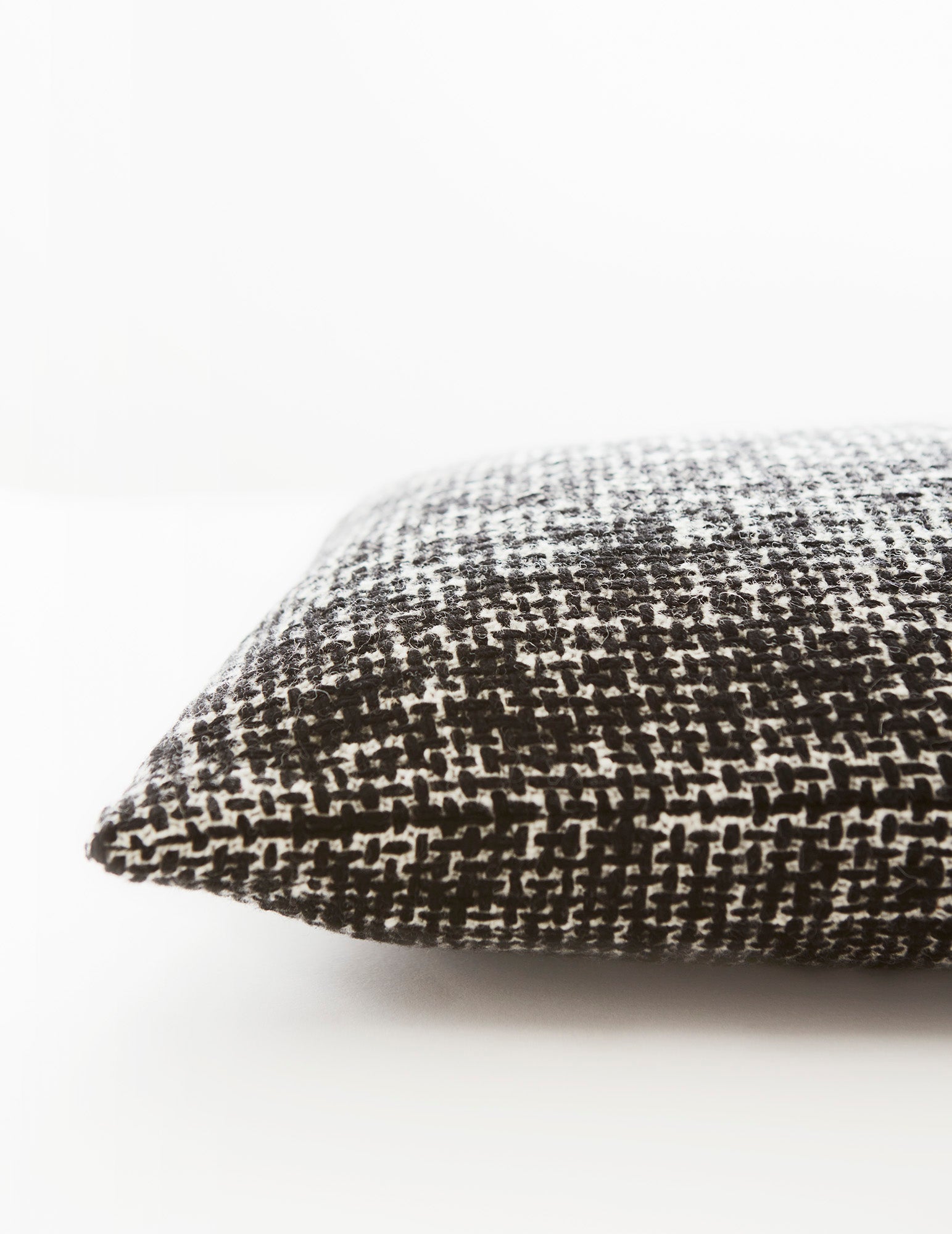 Mended Tweed Cushion - Monochrome V