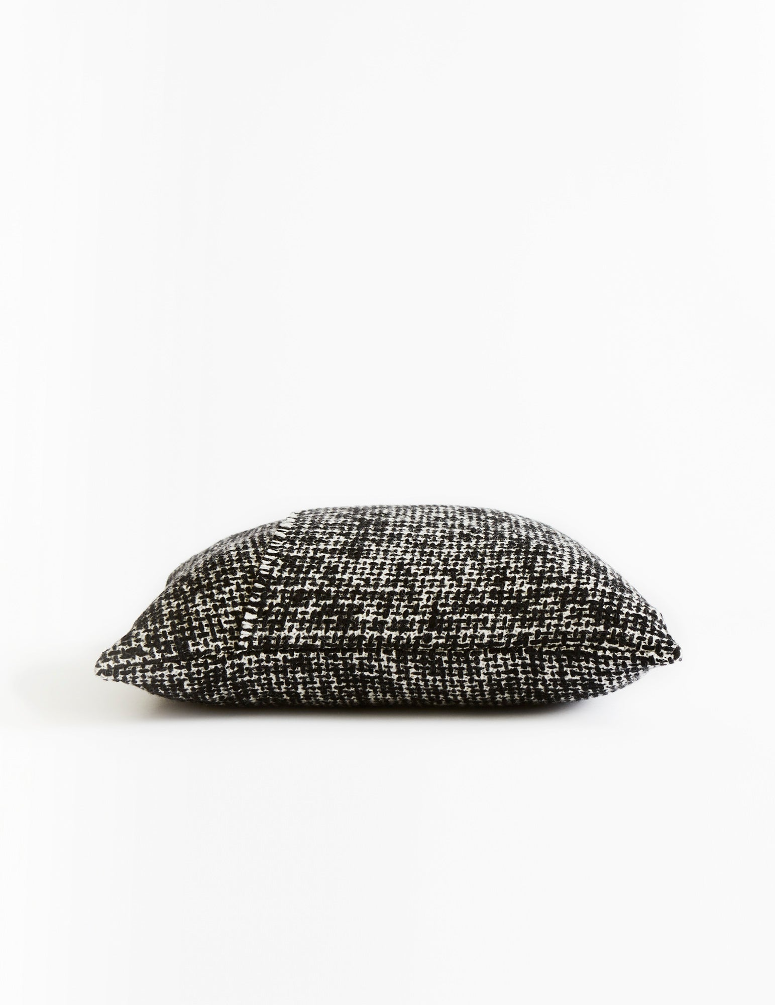 Mended Tweed Cushion - Monochrome V