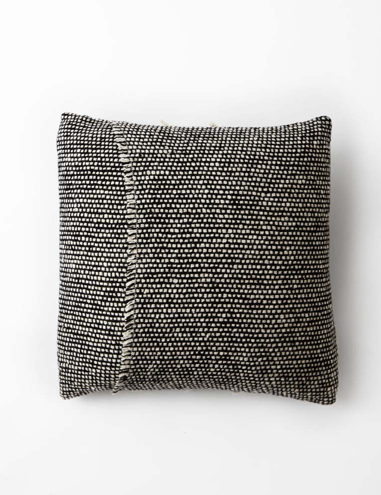 Shaggy Dog Cushion - Monochrome VII