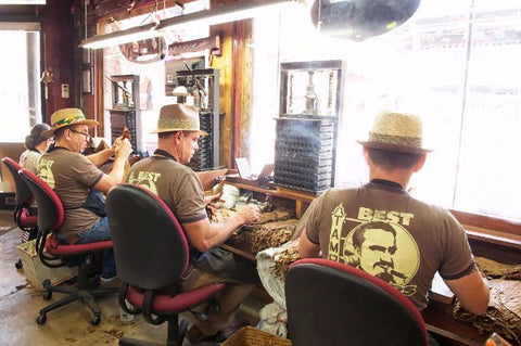 Tabanero Hand Rolling Cigars by Cuban Artisans