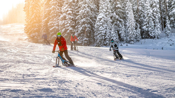 Winter is Coming So, Ride a Sno-Go Ski Bike Like an MTB - Bikerumor