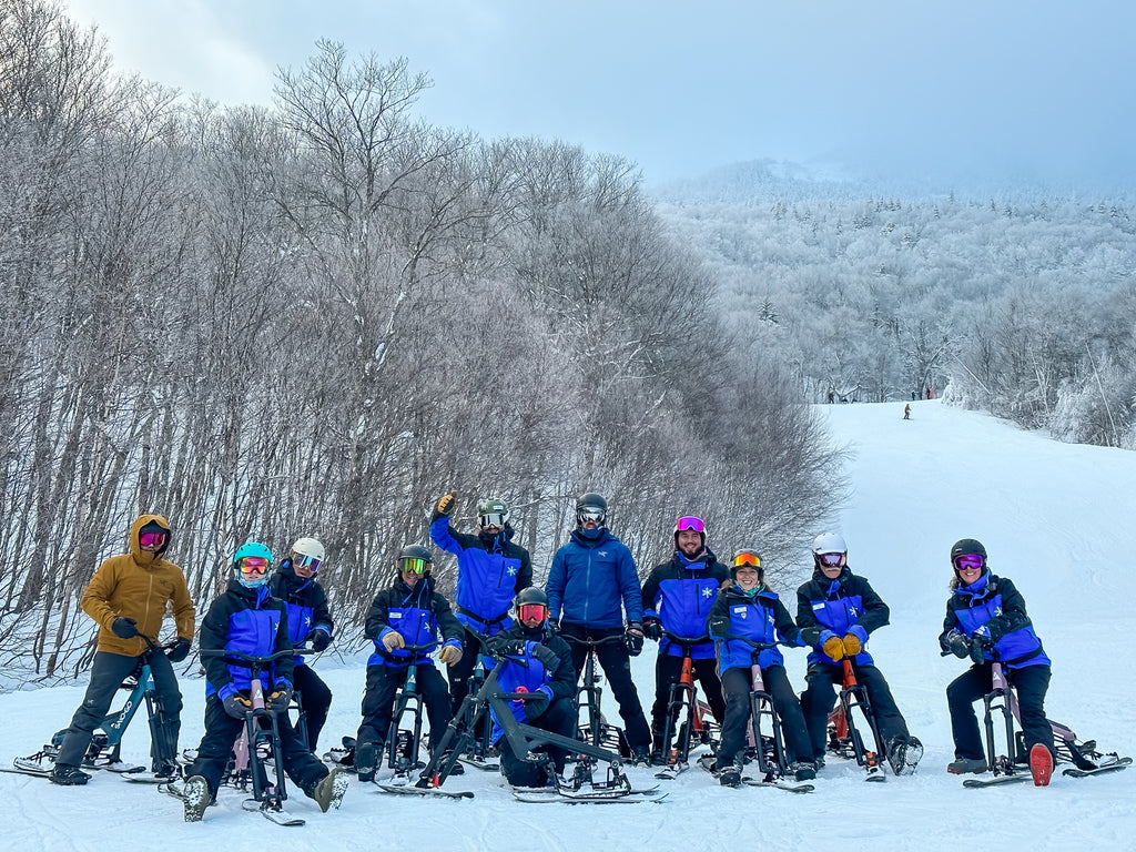 SNOW GO Ski Bike Instructors at Jay Peak Vermont