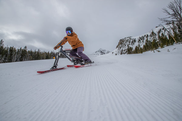 Ski Biking at Big Sky Montana