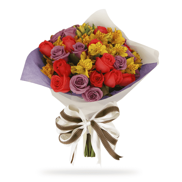 Ramo de 48 Rosas y Astromelias – Visto Flowers | Envio de Flores