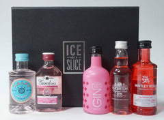 Miniature Pink Gin Gift Set by Ice and a Slice