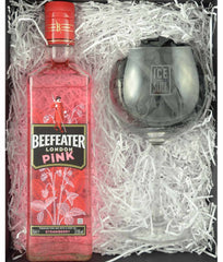 Beefeater Strawberry Pink Gin and Glass Gift Set
