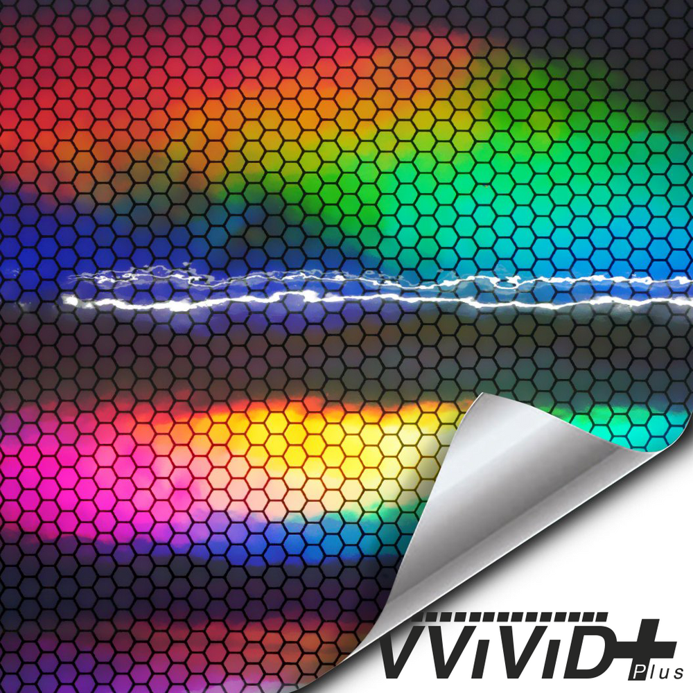 VViViD Silver Holographic Lazer Chrome - Tape Roll