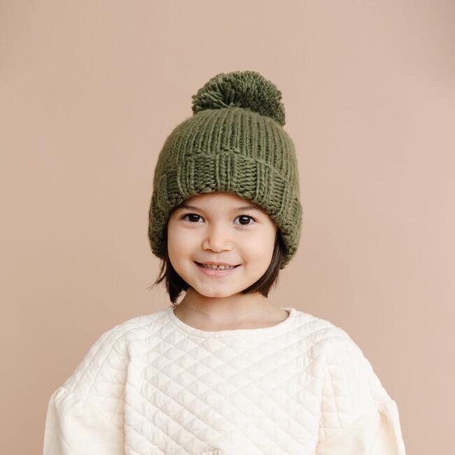 The Blueberry Hill | Classic Pom Hat | Olive