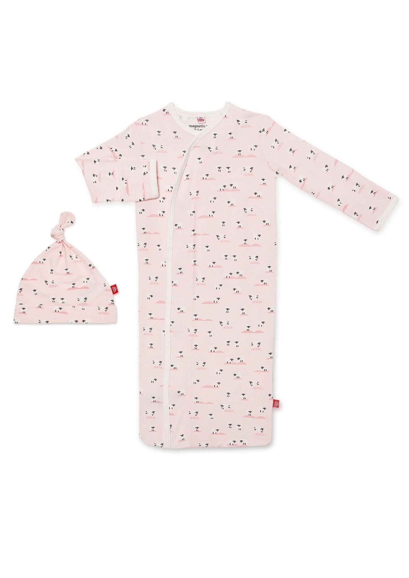 Magnetic Me | Modal Magnetic Gown Set | Baa Baa Baby Pink