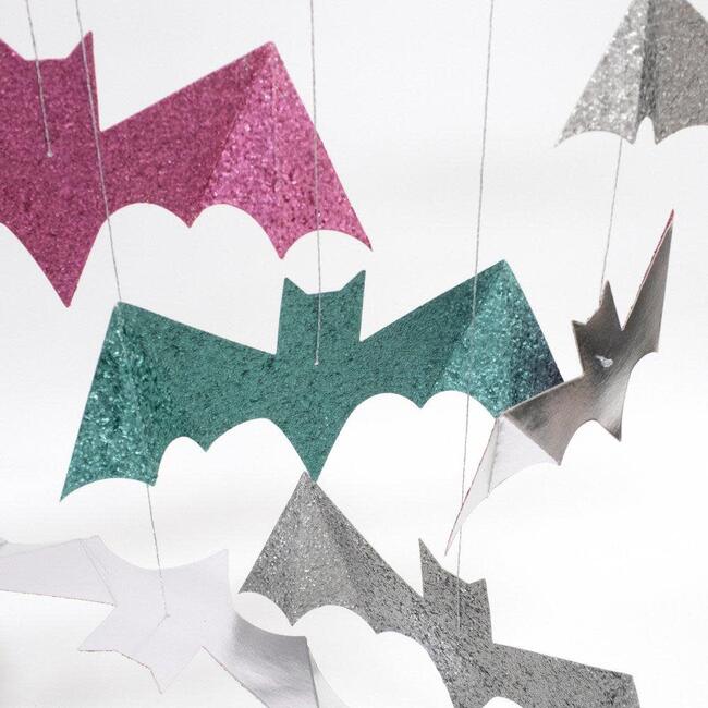 Meri Meri | Pastel Halloween Glitter Hanging Bats