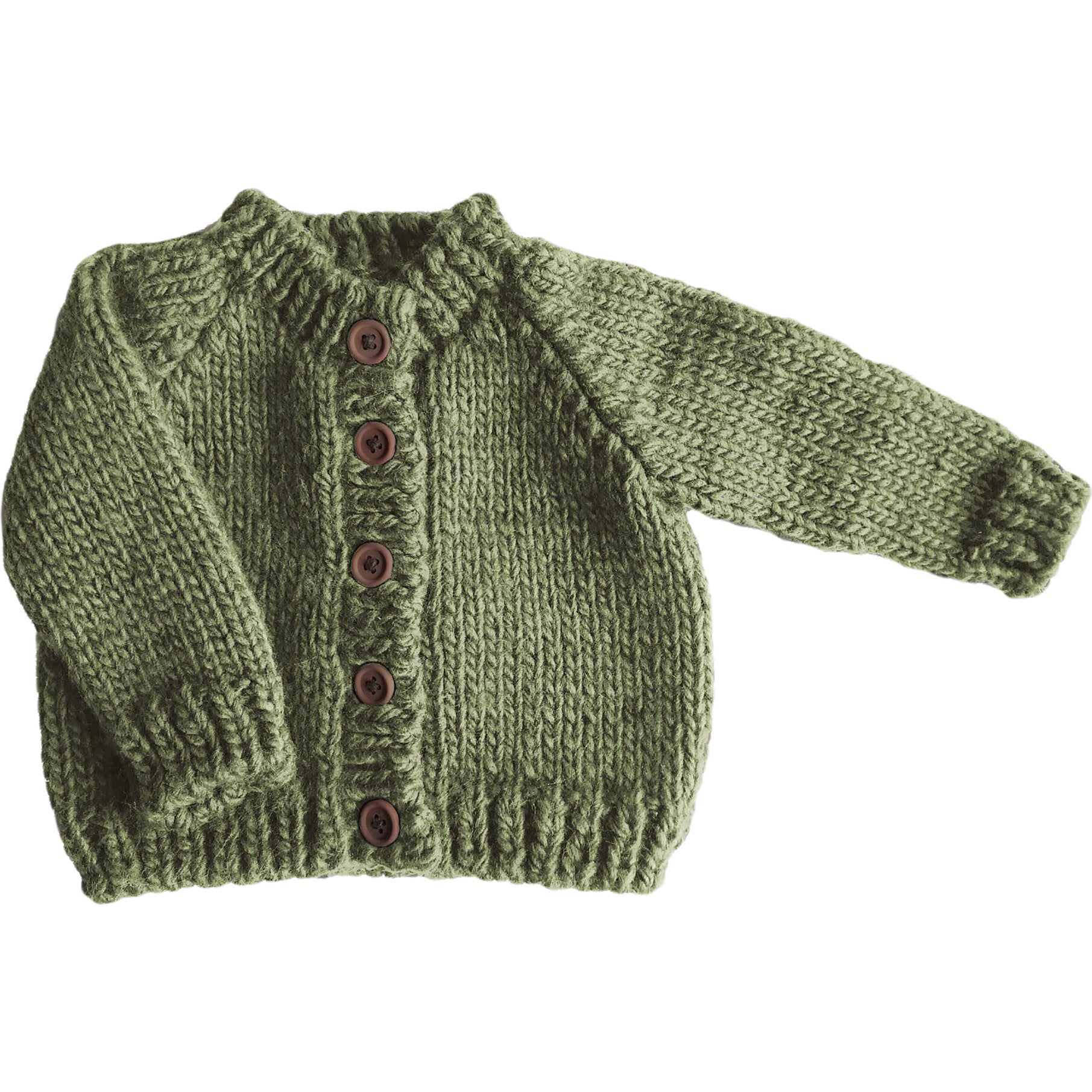 The Blueberry Hill | Classic Cardigan | Olive