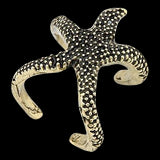 Unique Starfish Antique Bronze Ring