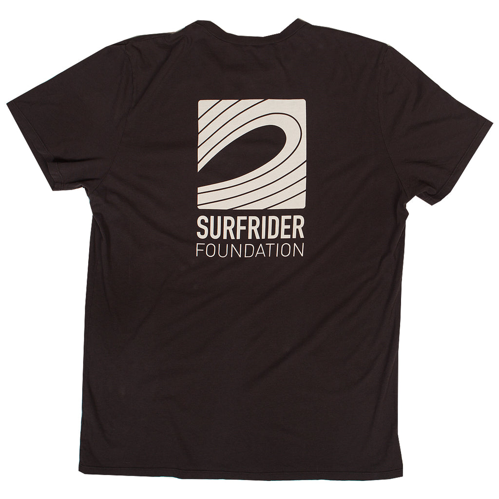 Logo Pocket T-shirt (Black) – The Surfrider Foundation