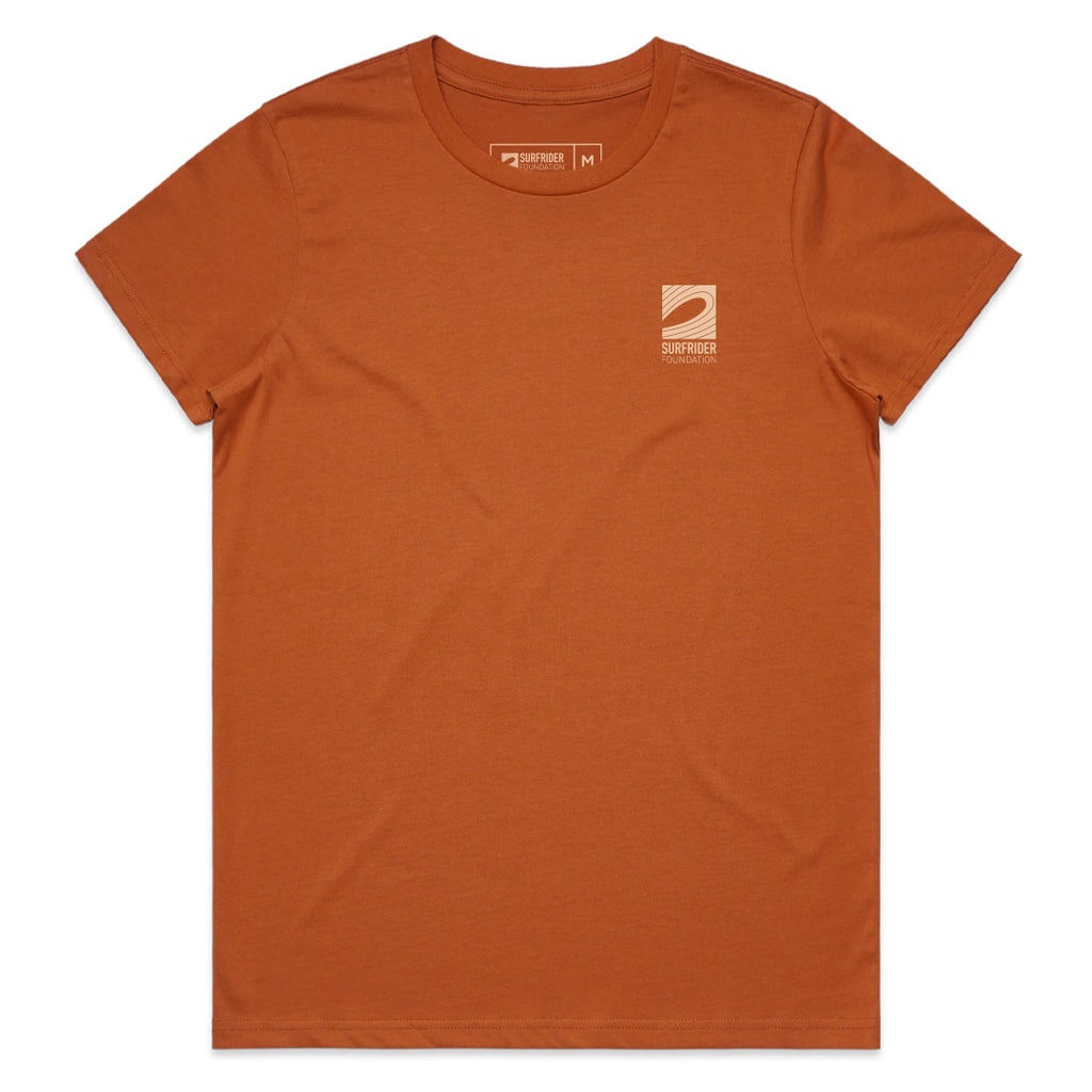 Women's Logo T-Shirt (Copper) – The Surfrider Foundation