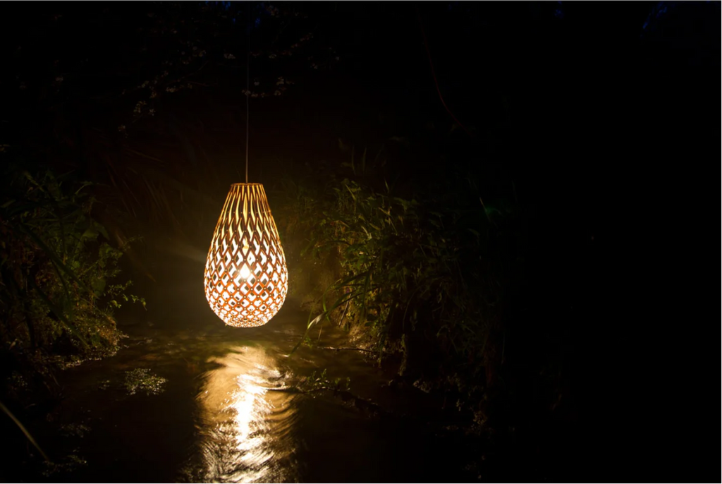 koura pendant light bamboo pendant light