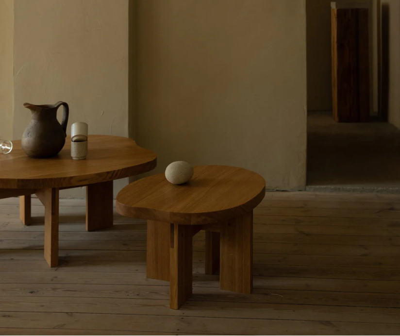 wooden side table modern living room table