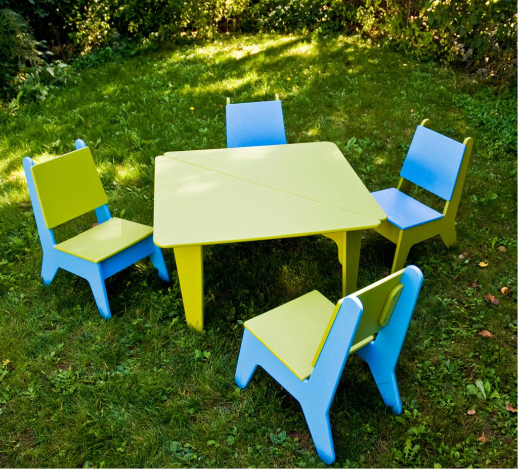 kids bb02 recycled plastic kids play table