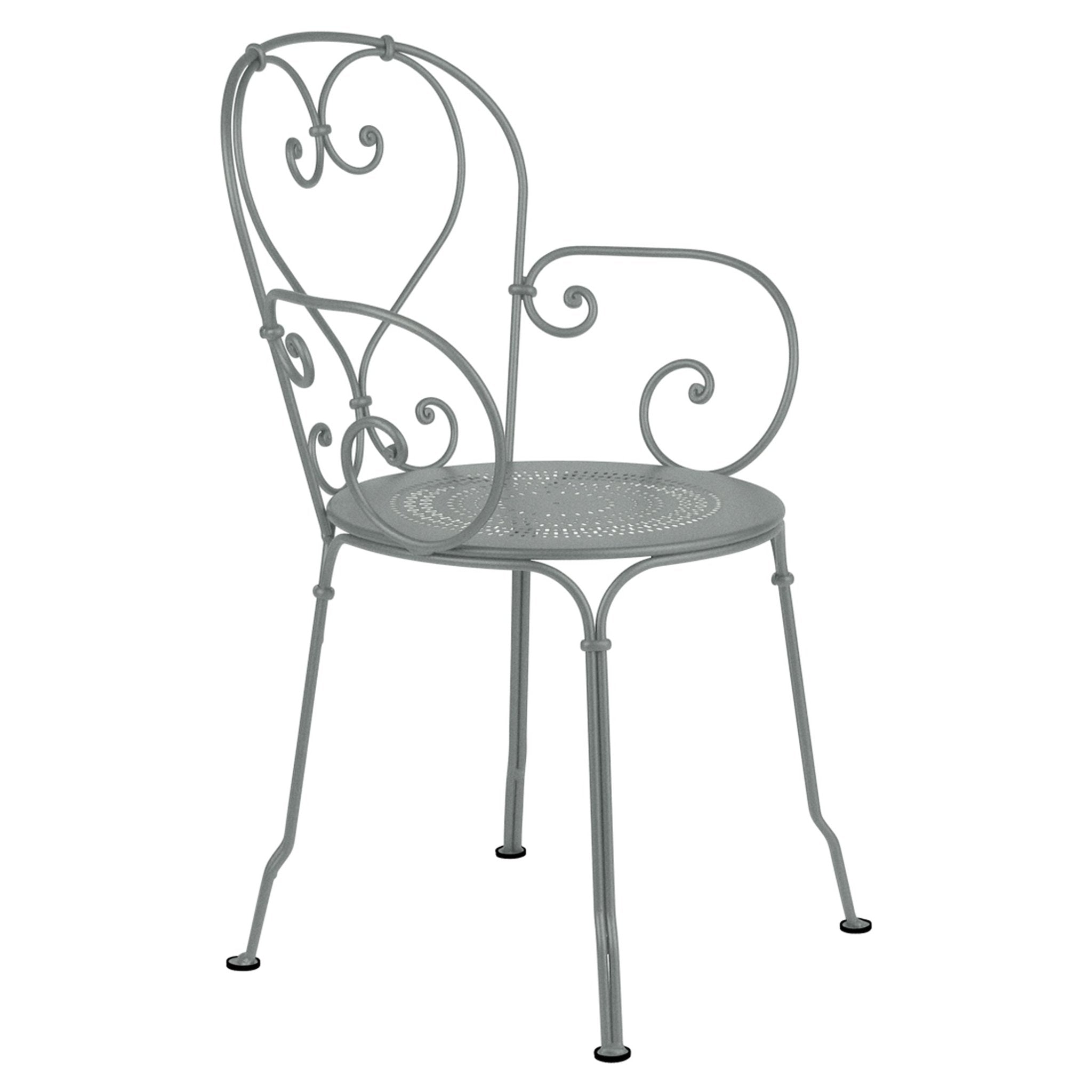 1900 Armchair - Set of 2 - Lapilli Grey