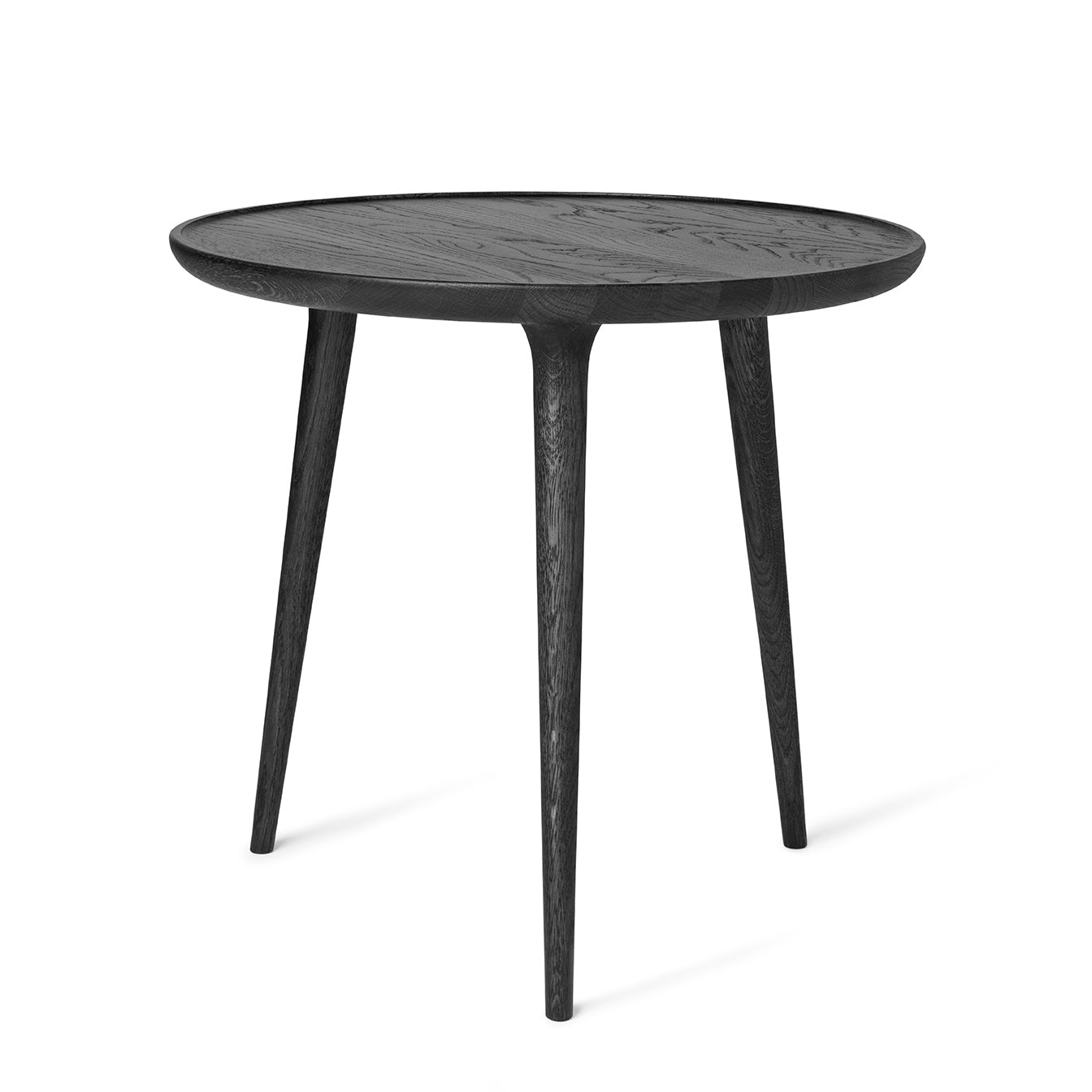 Accent Side Table - Black Stained Oak / Large