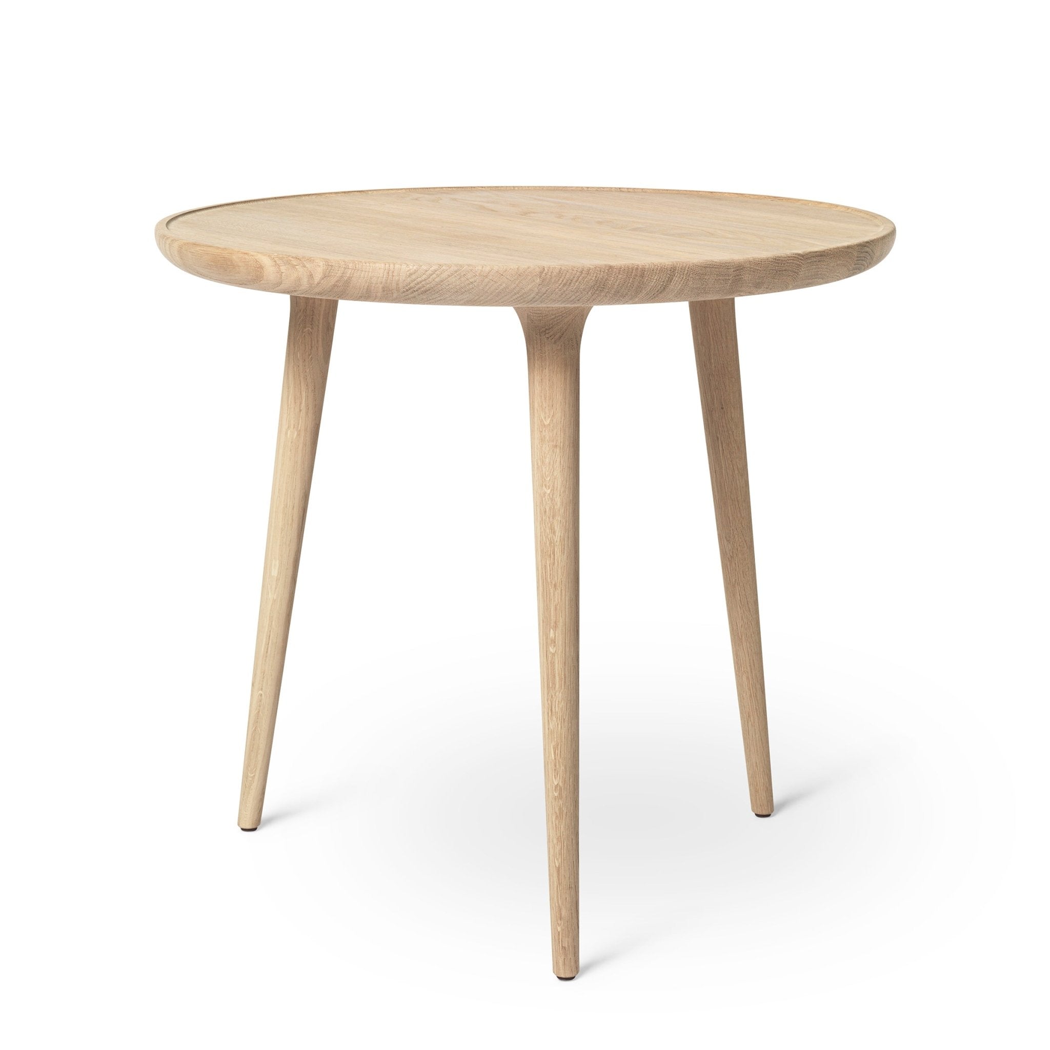 Accent Side Table - Matte Lacquered Oak / Large