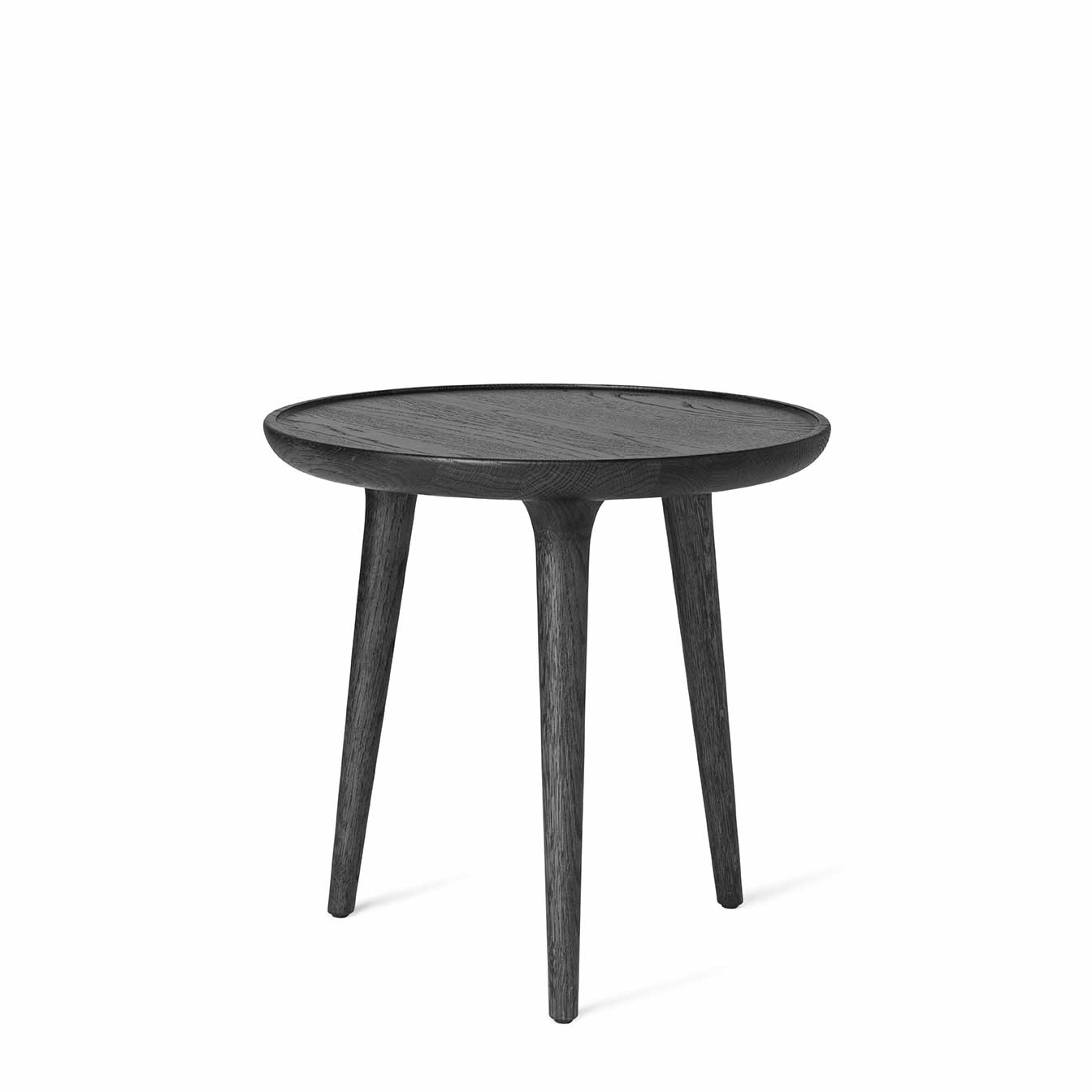 Accent Side Table - Black Stained Oak / Small