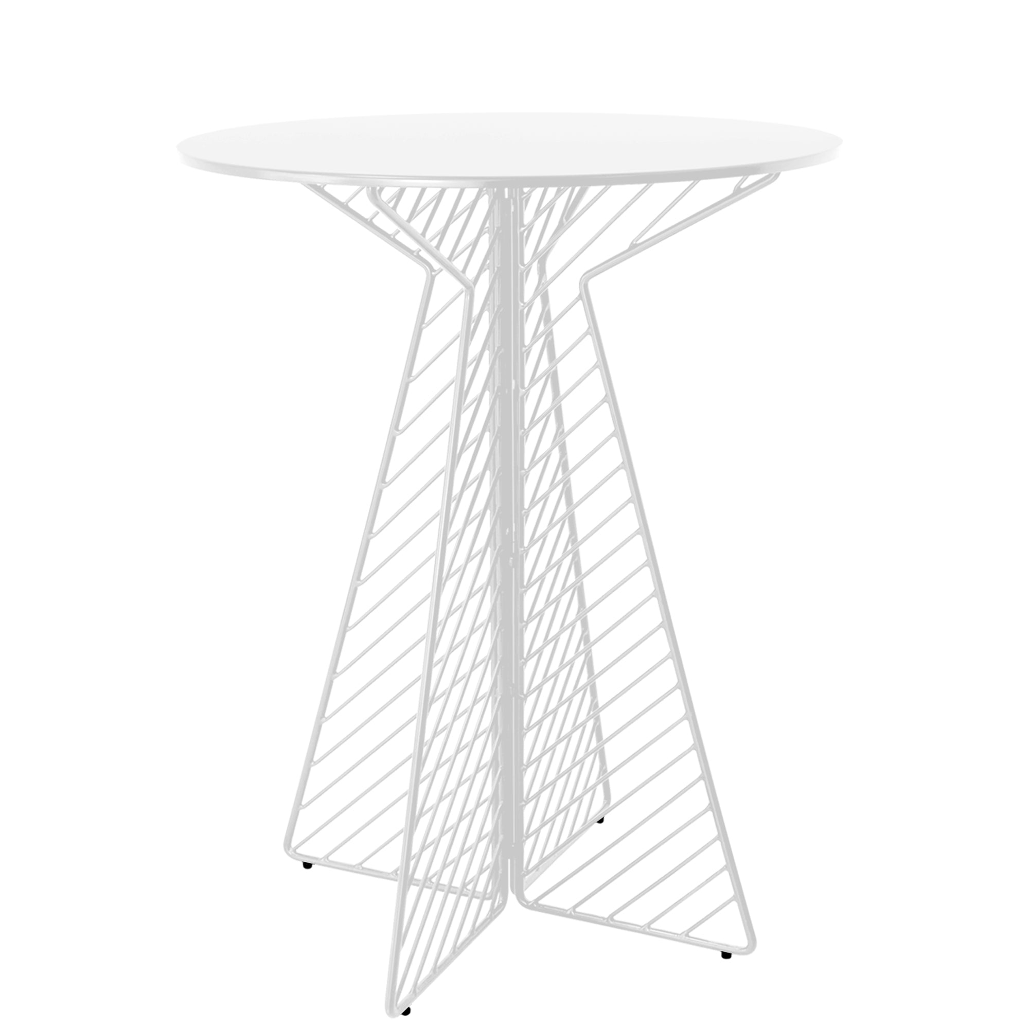 Bend Goods Cafe Bar Table - White