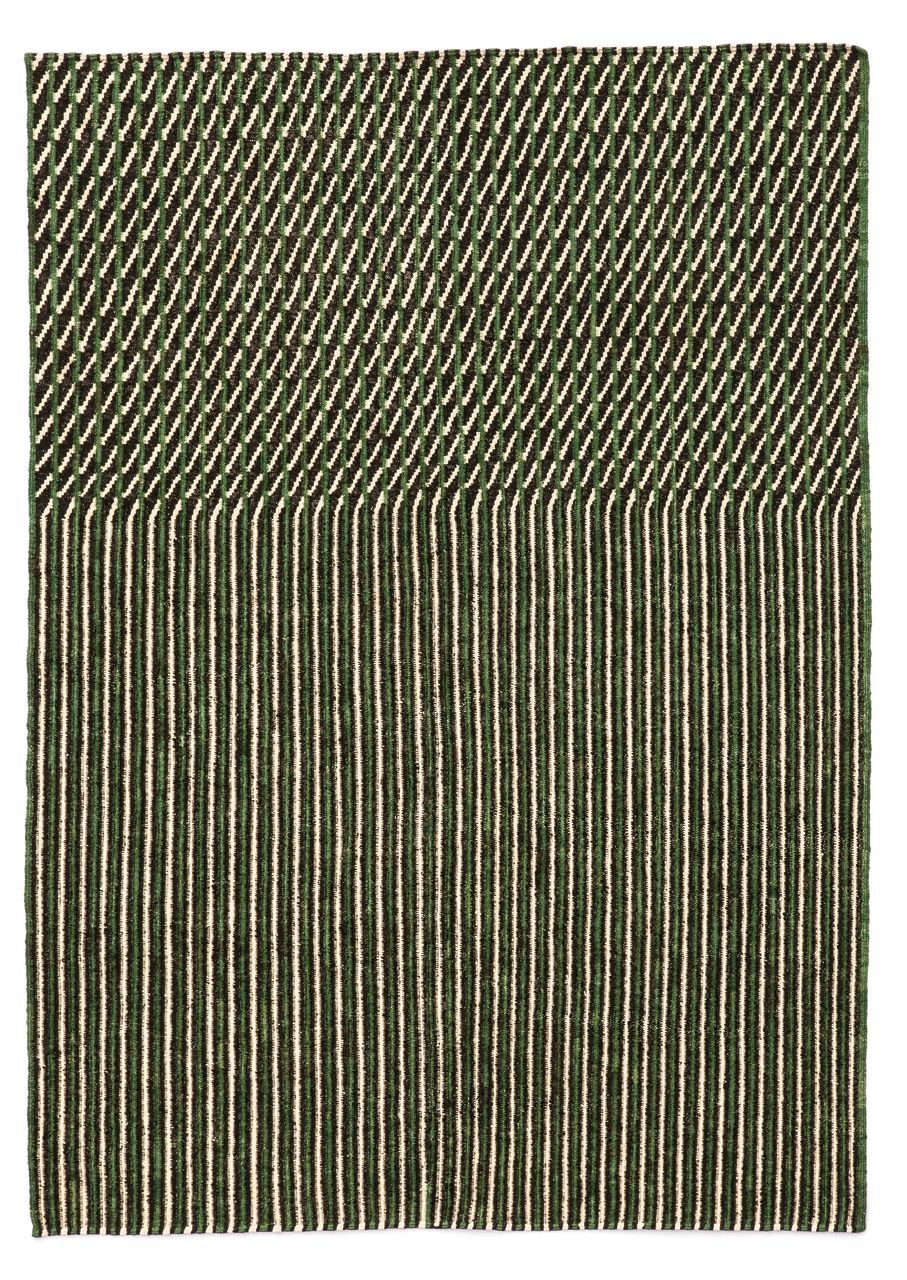 Blur Rug - 5'7'' x 7'10'' / Green at RugsBySize.com