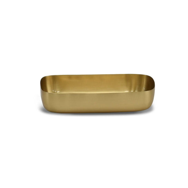 Brushed Brass Paper Towel Tray | HORNE