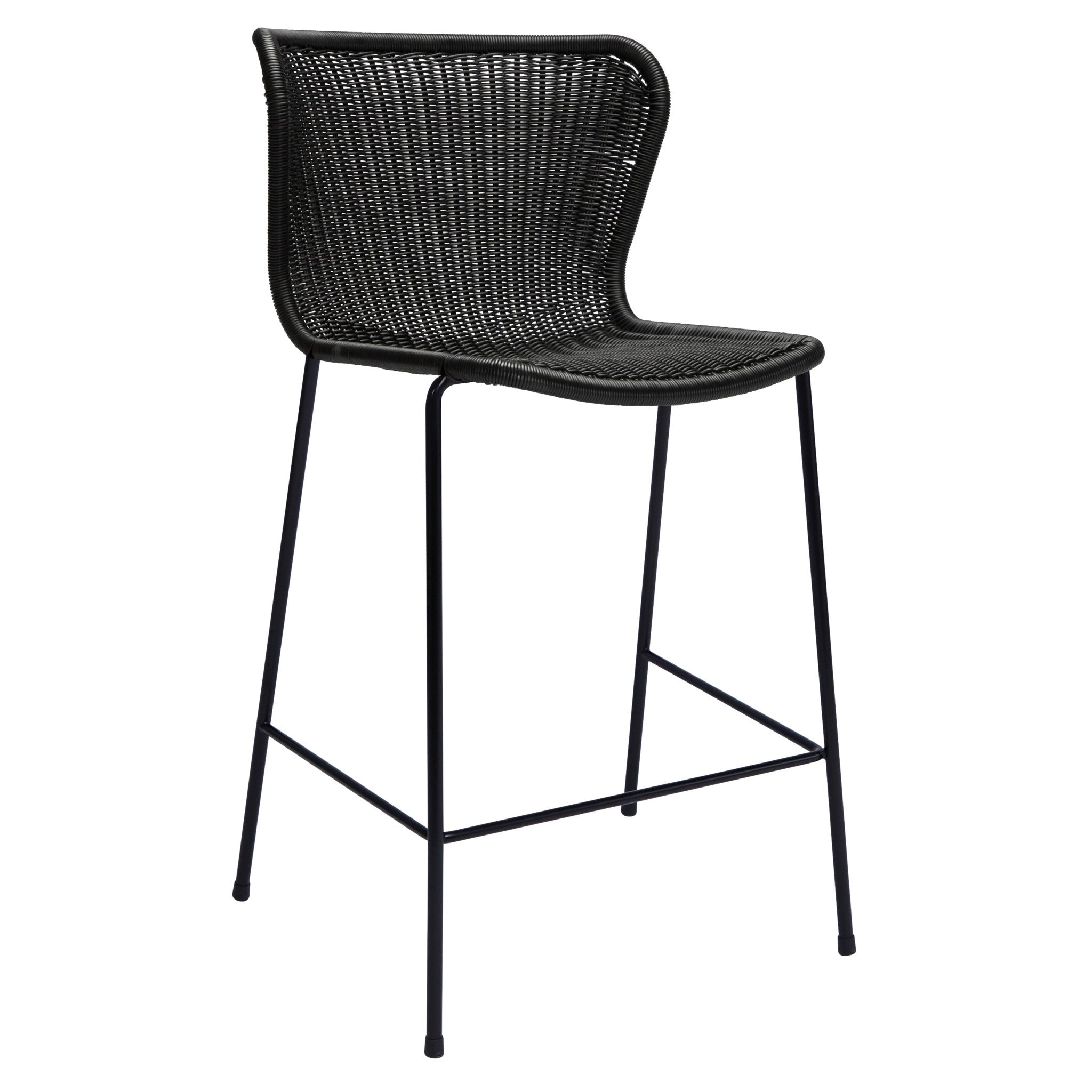 C603 Outdoor Counter Stool - Black