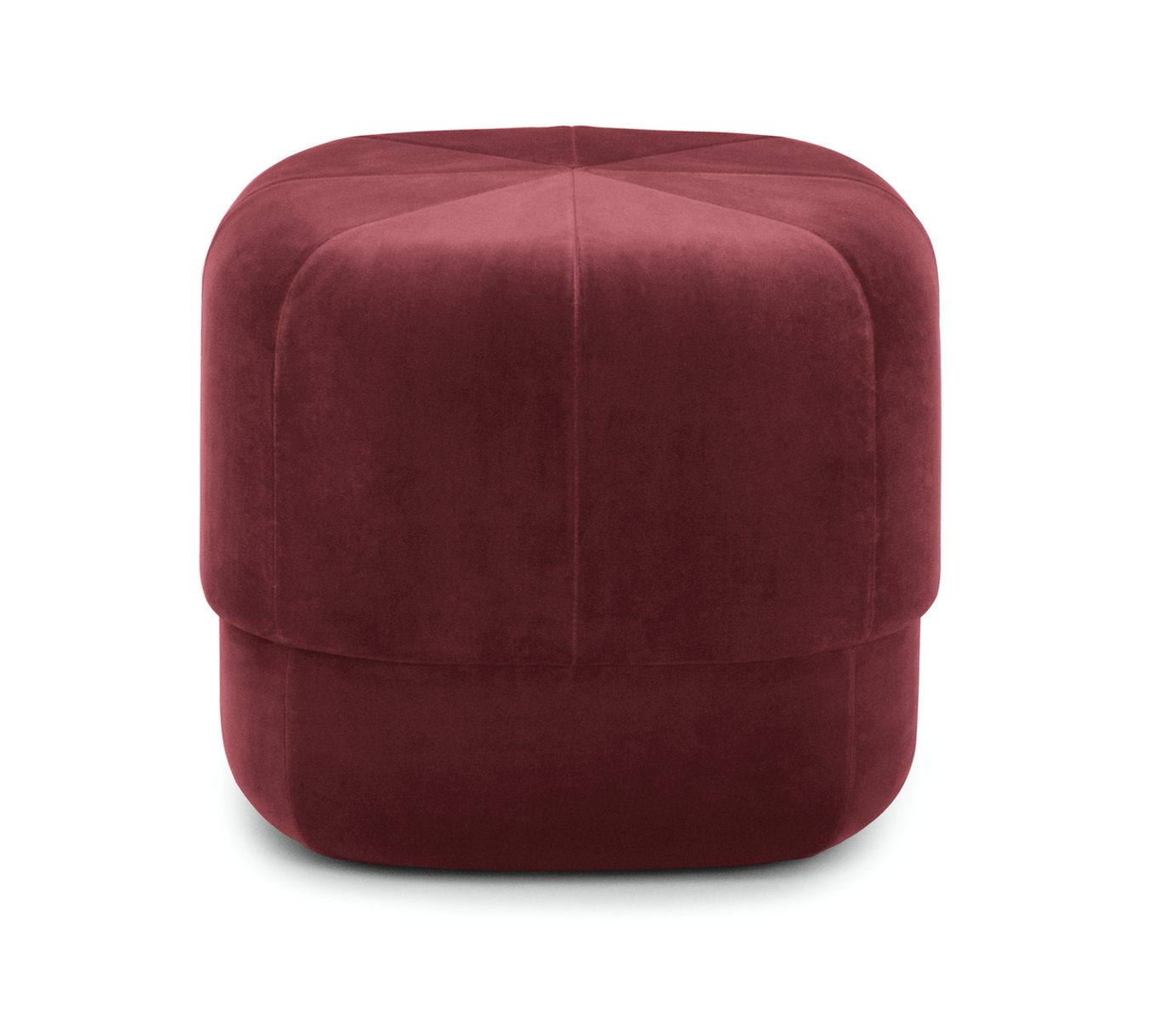 Circus Pouf - Small / Dark Red