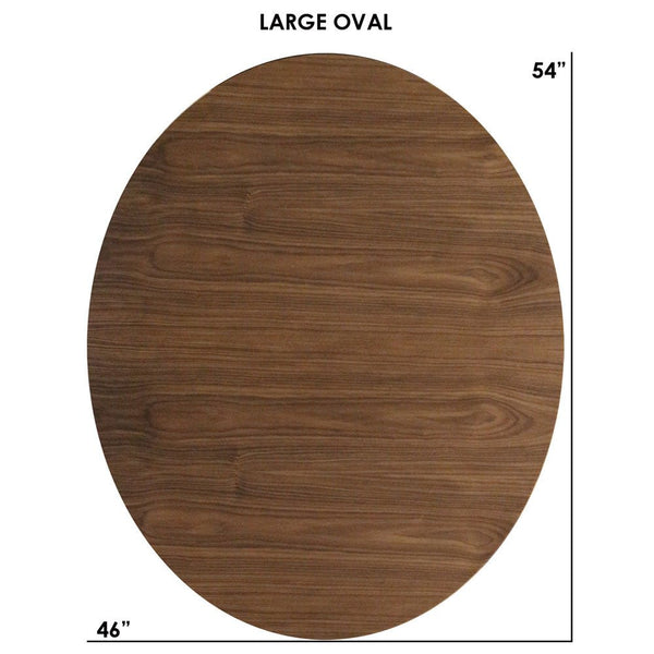 Clarke Large Oval Dining Table - Walnut | HORNE