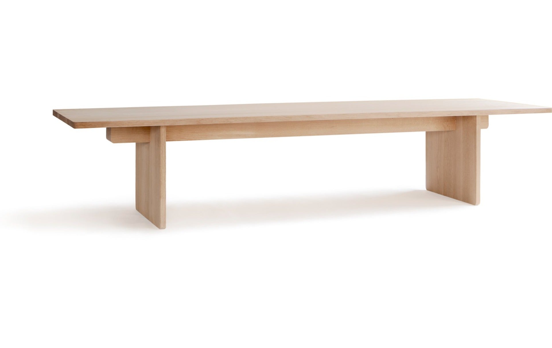 Edi Table - Natural Oiled Ash / Small / No Tray or Flaps