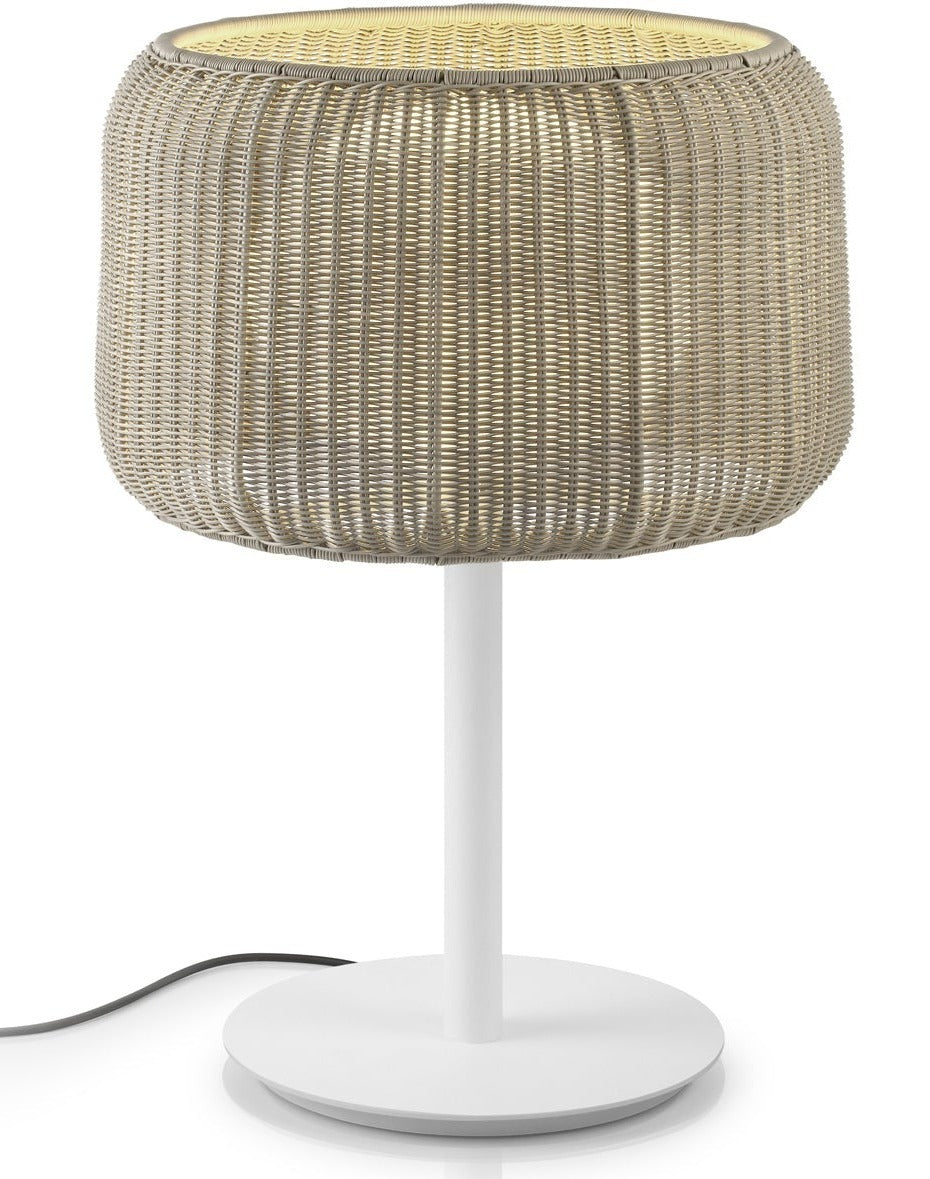 Fora Outdoor Table Lamp - Light Beige / Natural White