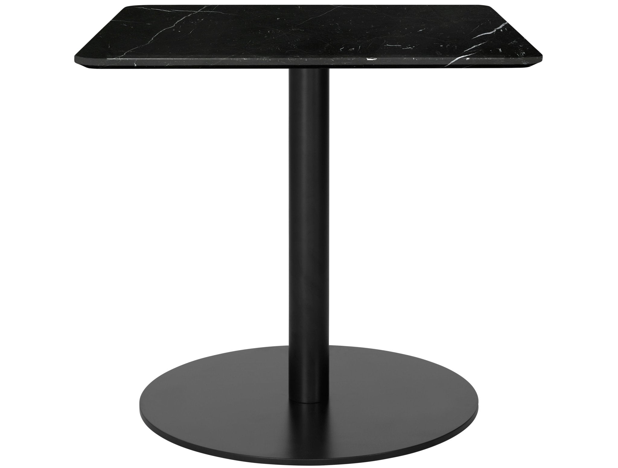 Gubi 1.0 Lounge Table - Small / Black / Black Marquina