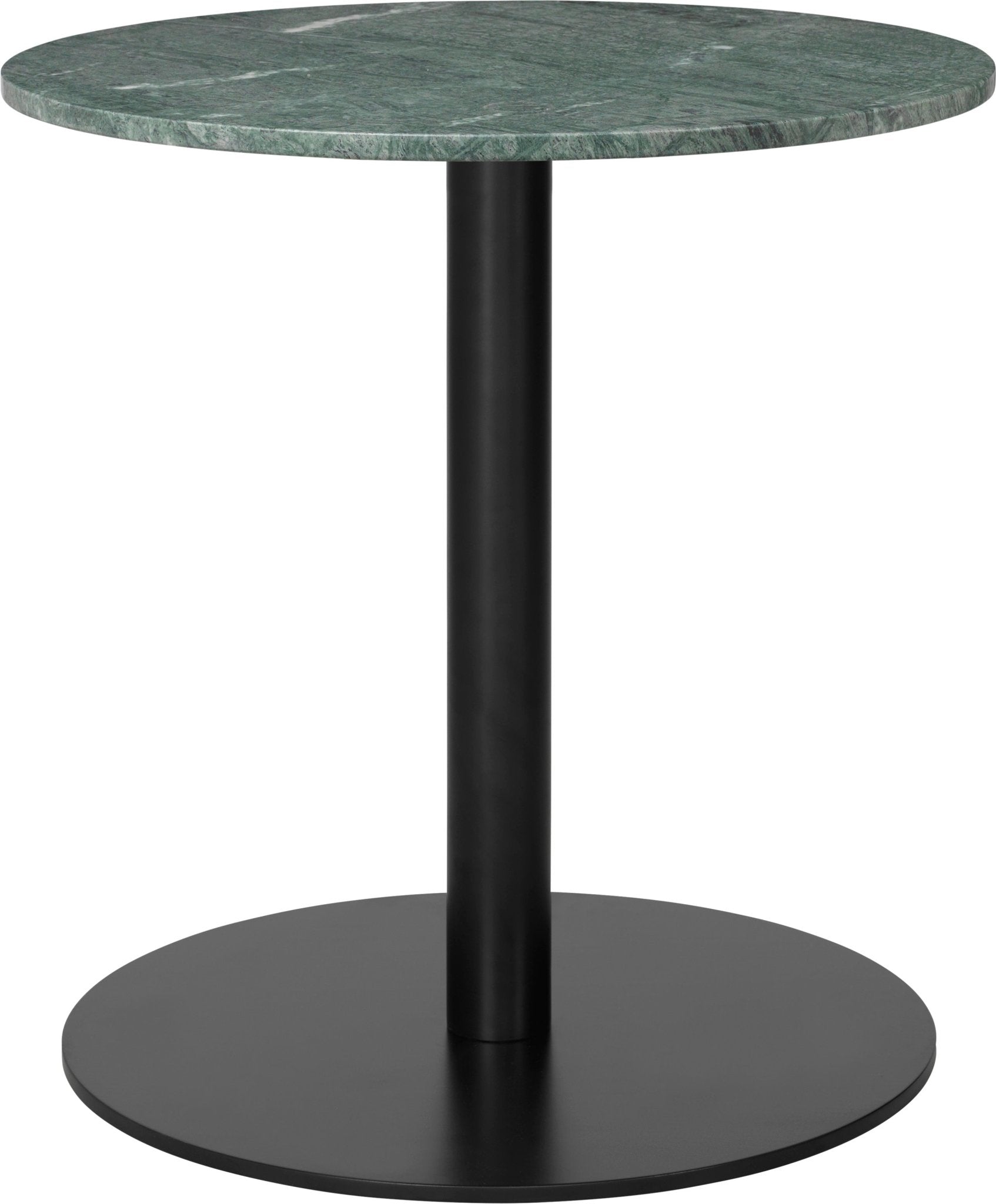 Gubi 1.0 Round Lounge Table - Ø60 - Black / Green Guatemala