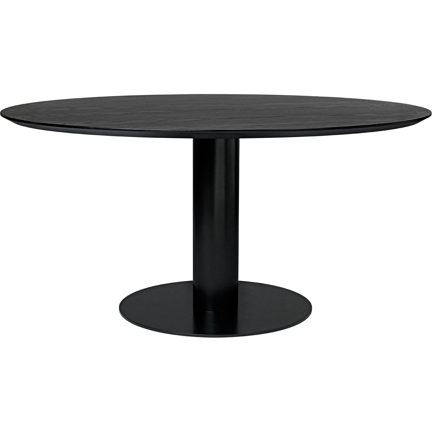 Gubi 2.0 Dining Table - 43" - Black Stained Ash