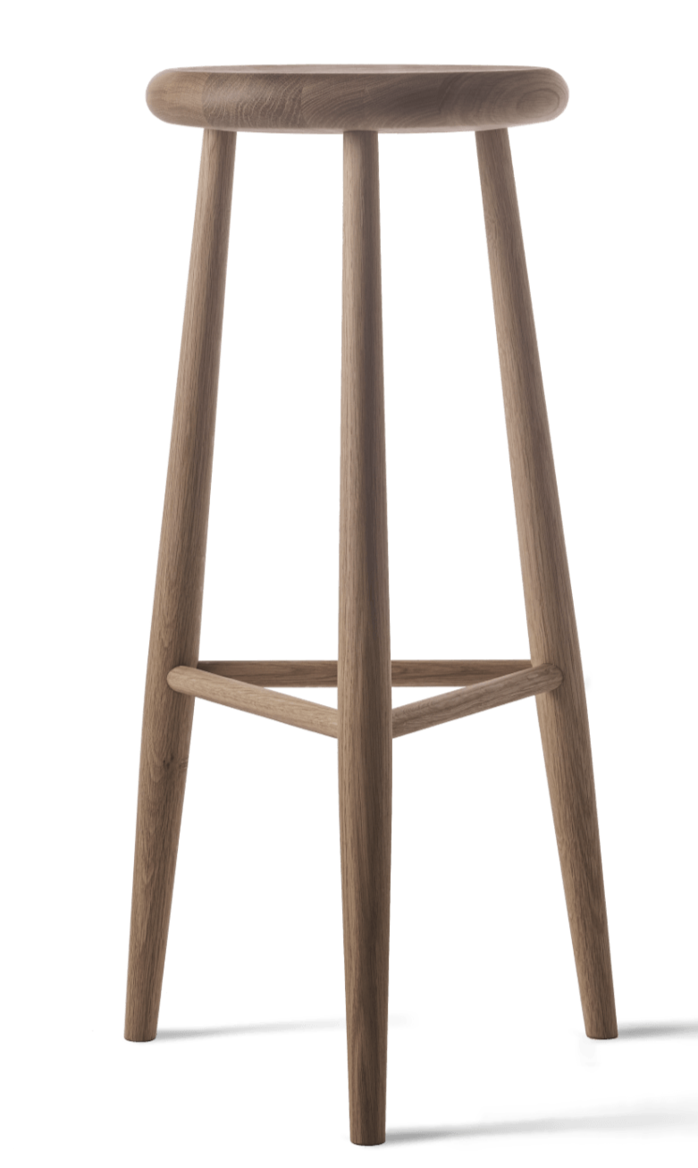 Jaer Bar Stool - Soaped Oak / Bar Height