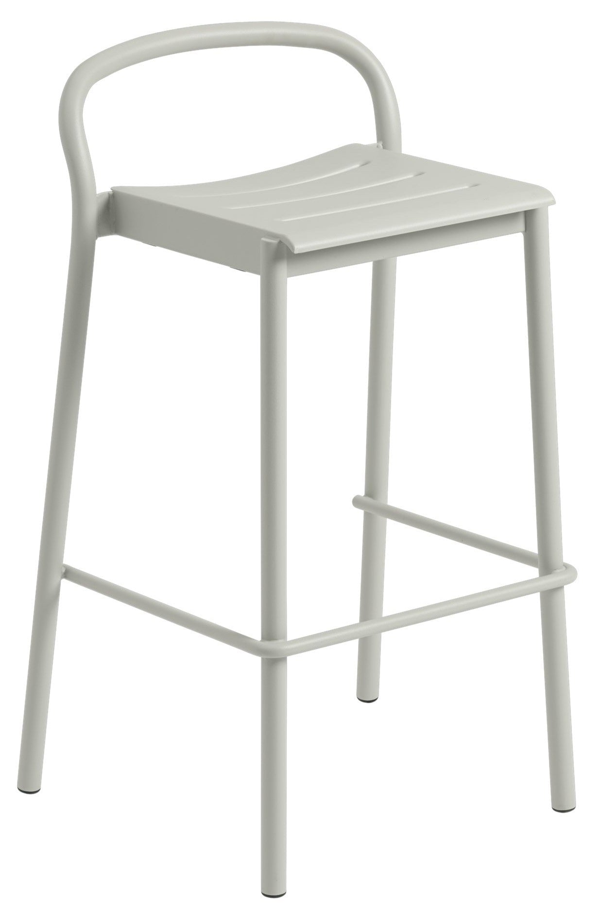 Linear Steel Bar & Counter Stool - Bar Height / Grey