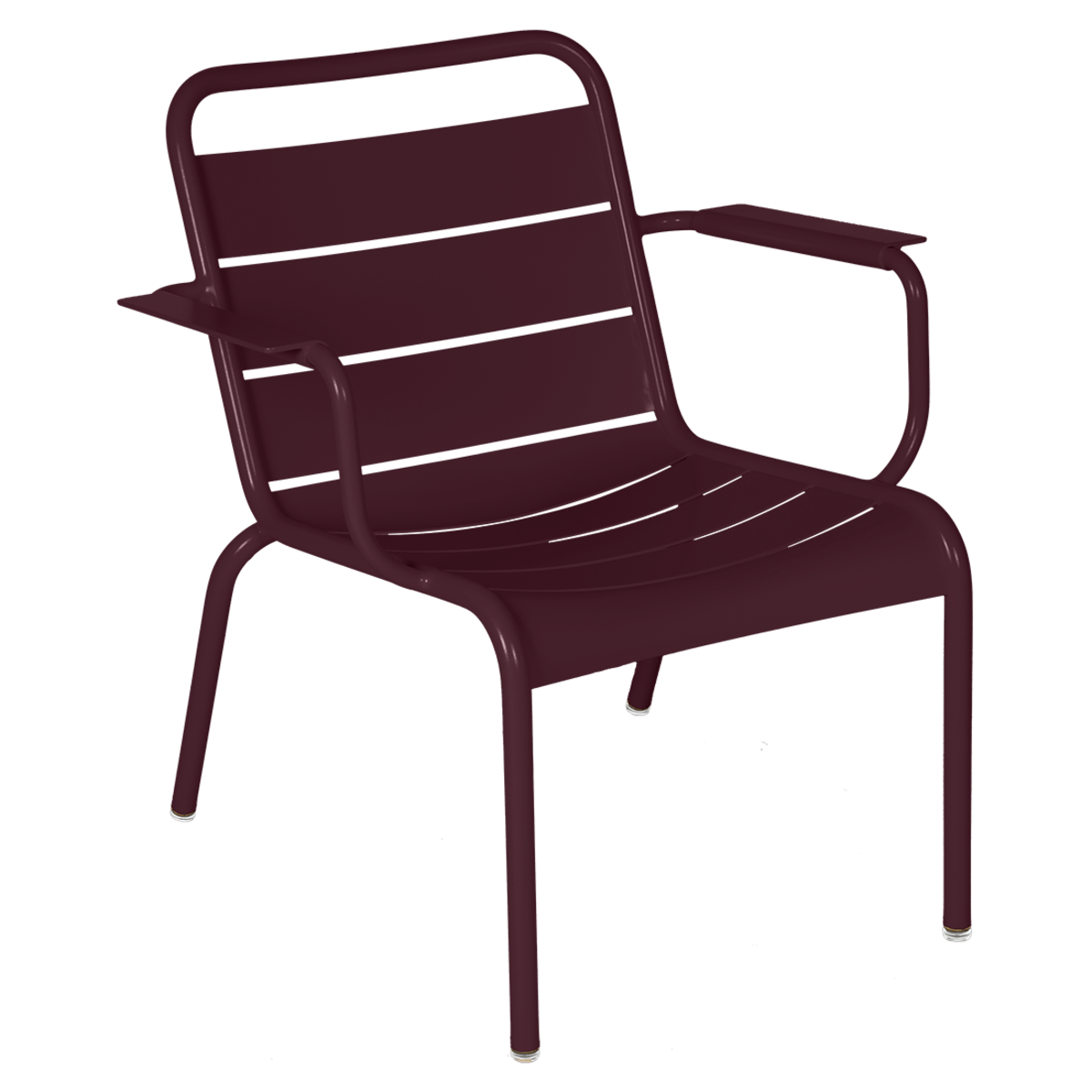 Luxembourg Lounge Armchair - Set of 2 - Black Cherry