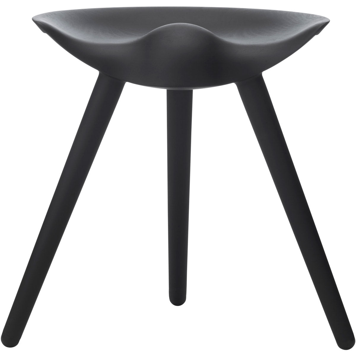 ML42 Dining Stool - Black Stained Beech
