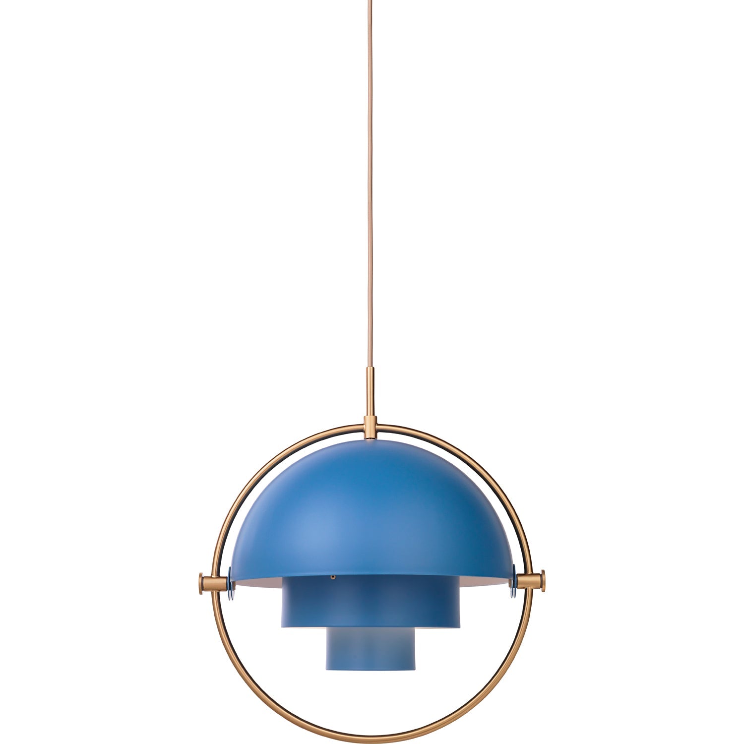 Multi-Lite Pendant - Brass/Nordic Blue