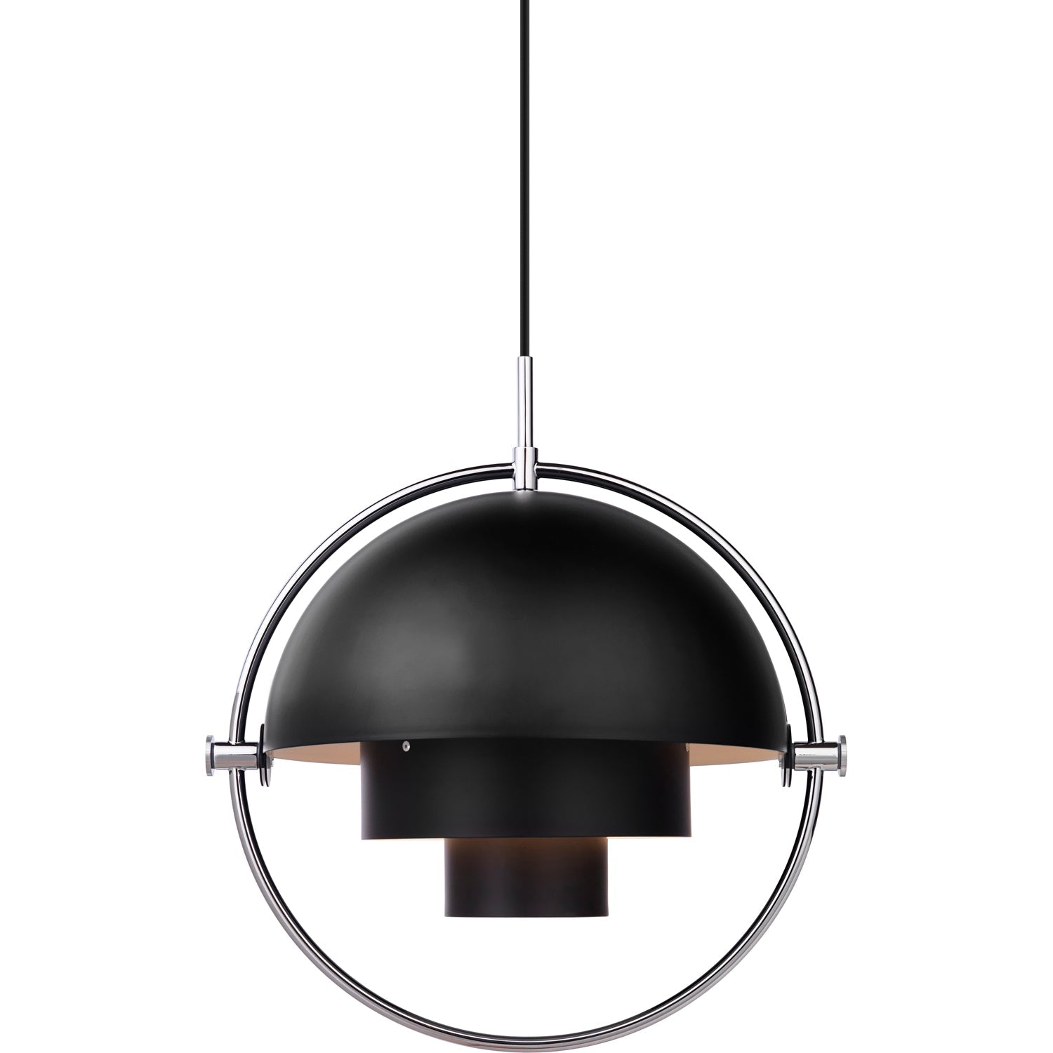 Multi-Lite Pendant - Chrome/Black