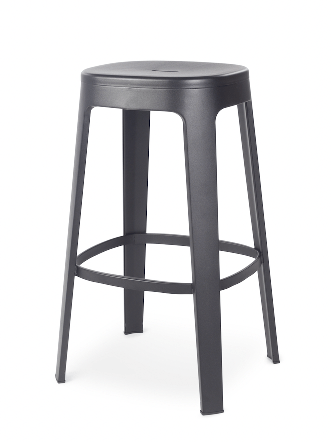 Ombra Bar Stool - No Backrest / Black