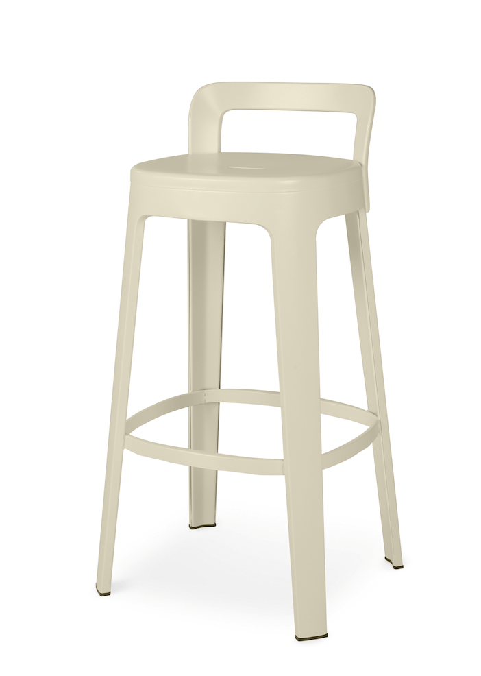 Ombra Bar Stool - Add Backrest / Grey