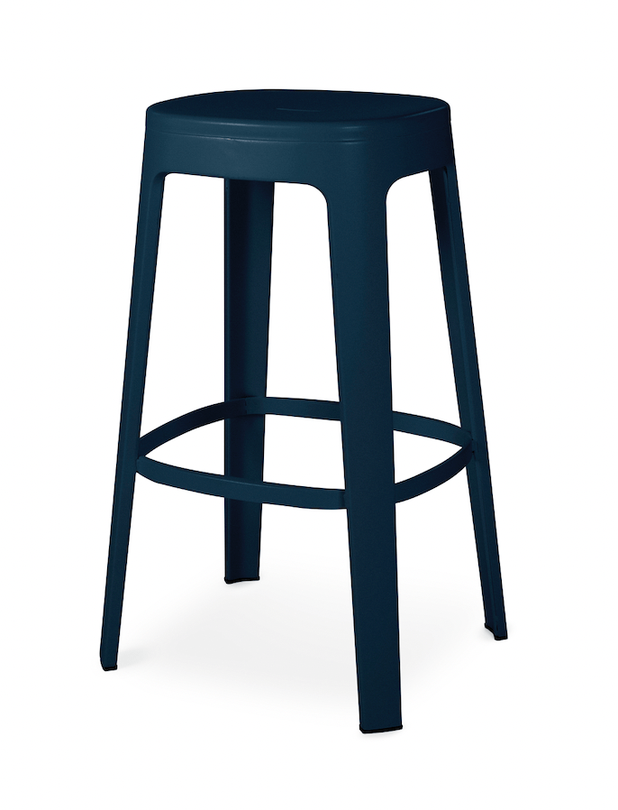 Ombra Bar Stool - No Backrest / Blue