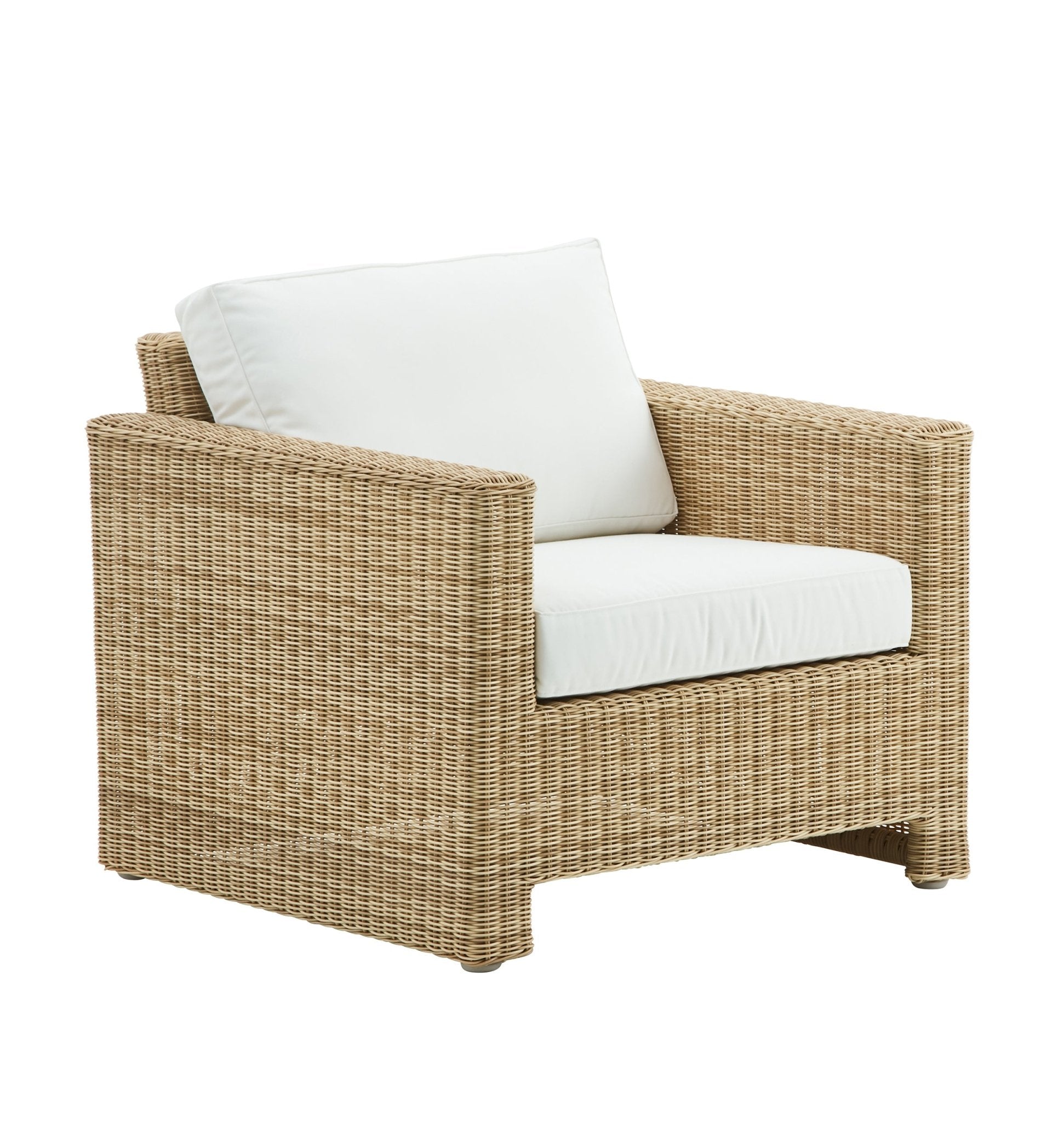 Sixty Lounge Chair - Exterior - Antique / Tempotest Canvas White